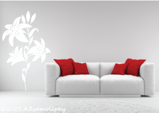 Samolepky na zeď - Lilie