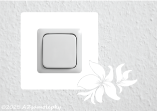 Samolepky pod vypínač - Lilie