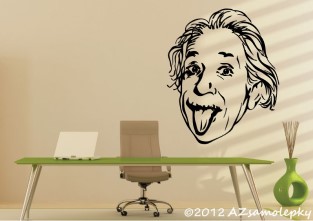 Samolepky na zeď - Albert Einstein